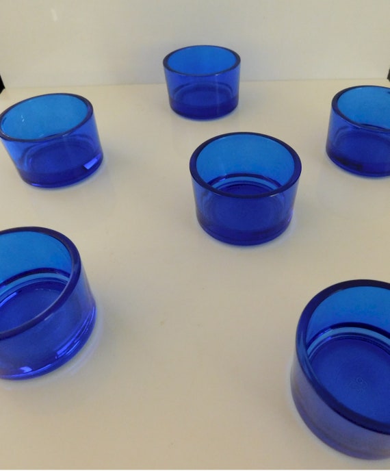 Blue Tealight Candle Holders Etsy