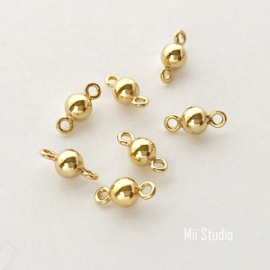 3mm 14K Gold Filled Ball Connector with Closed Ring F63g