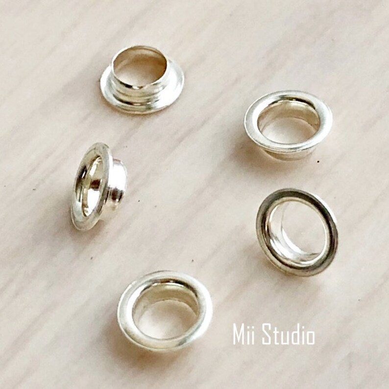 50pcs 100pcs 2.7mm Hole Bead Grommet Sterling Silver G03s Etsy