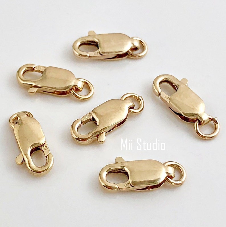 10pcs 10mm 14k gold filled lobster claw clasp closure with Etsy