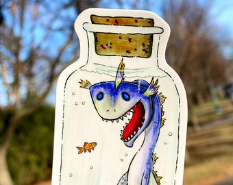 Pickled Mermaid Die Cut Vinyl Sticker