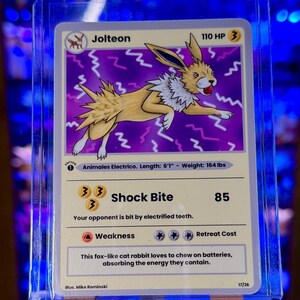 英語版初期　ポケモンカード　Jolteon holo 4/64 Jolteon 1999 Jungle #04/64 Unlimited Holo Price Guide