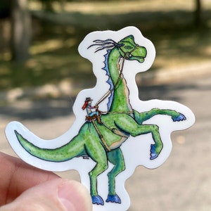Cowgirl Die Cut Vinilo Sticker