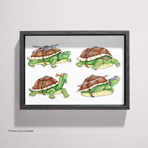 The Real Ninja Turtles Print