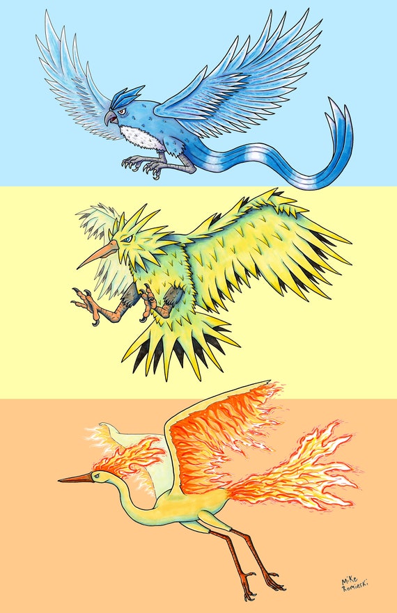 Articuno Zapdos Moltres  Moltres pokemon, Articuno pokemon, Articuno