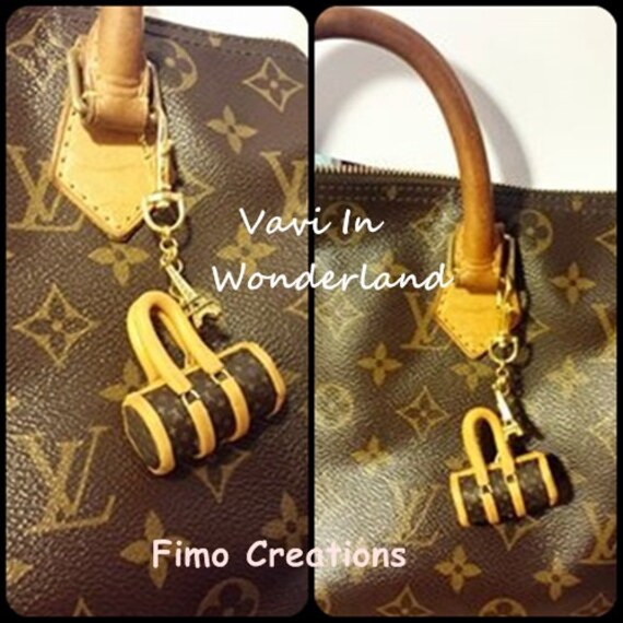 Keychain purse hook replica bag vintage bag lady charm Etsy