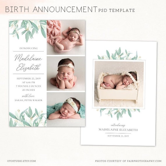 newborn announcement