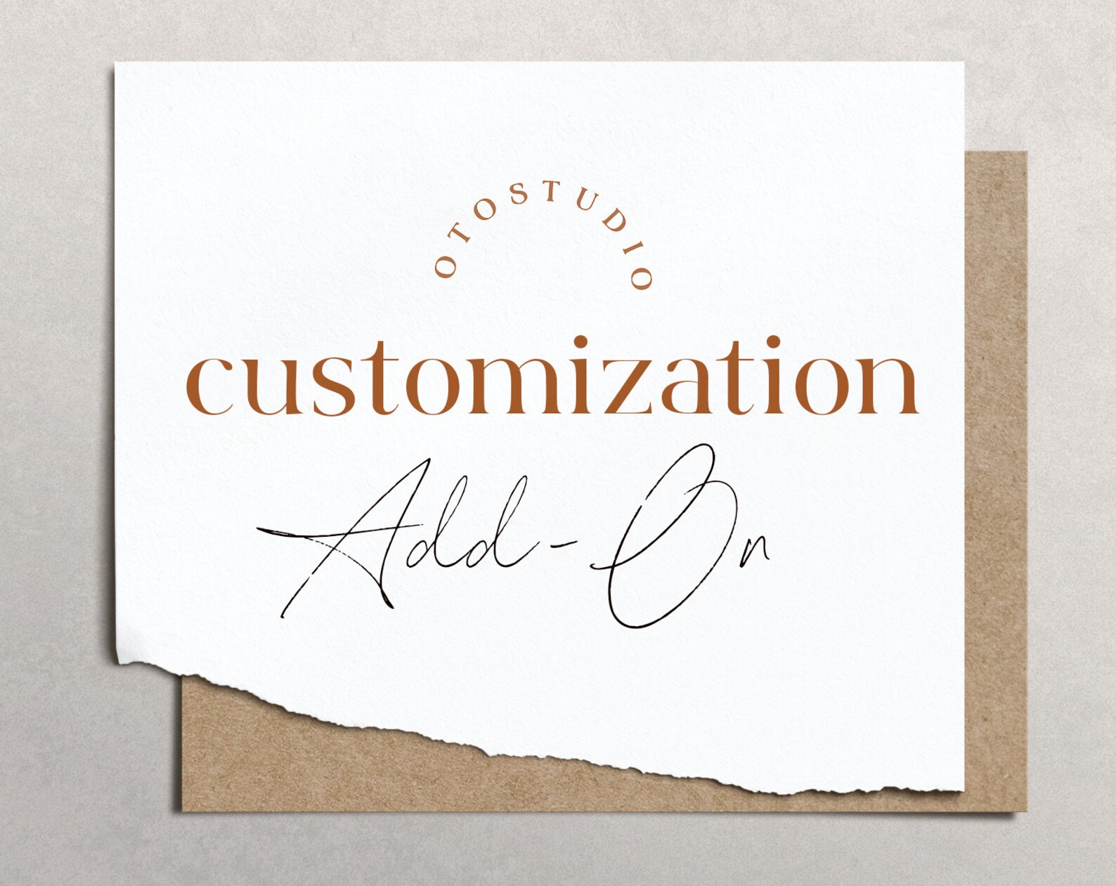 Customization Add-on - Etsy