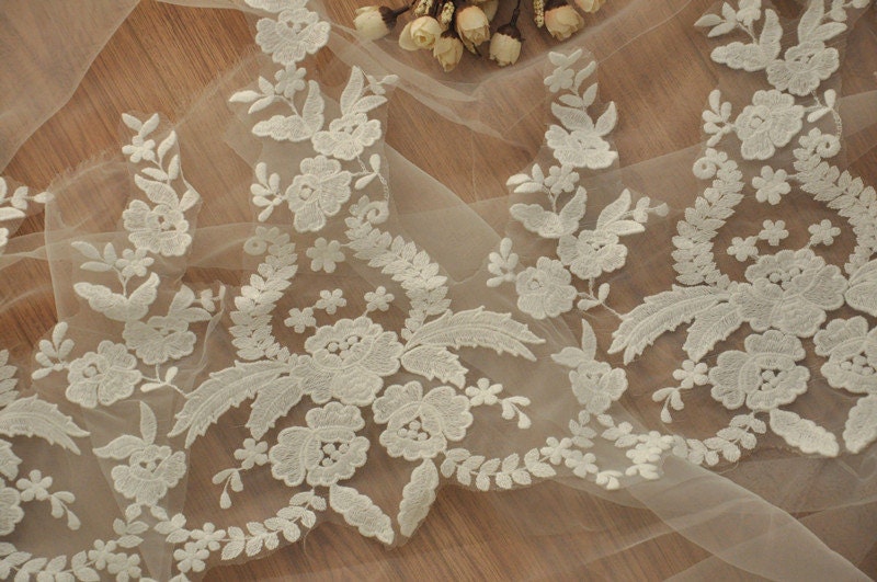 Ivory Bridal Lace Trim Wedding Veil Lace Trim Bridal Lace | Etsy