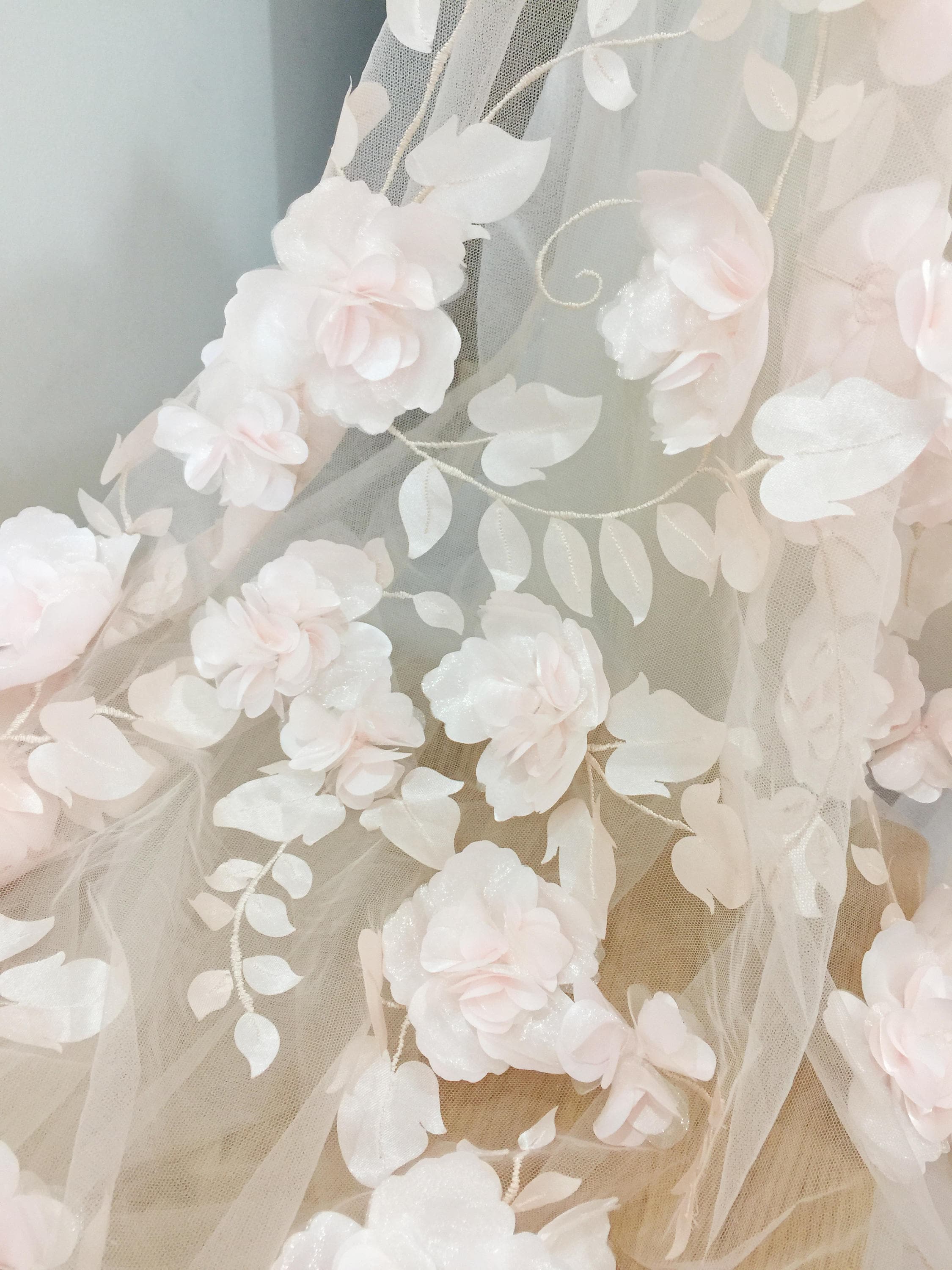 Flower tulle blouse 【White】 D213-WT_1__36811.1653335740.