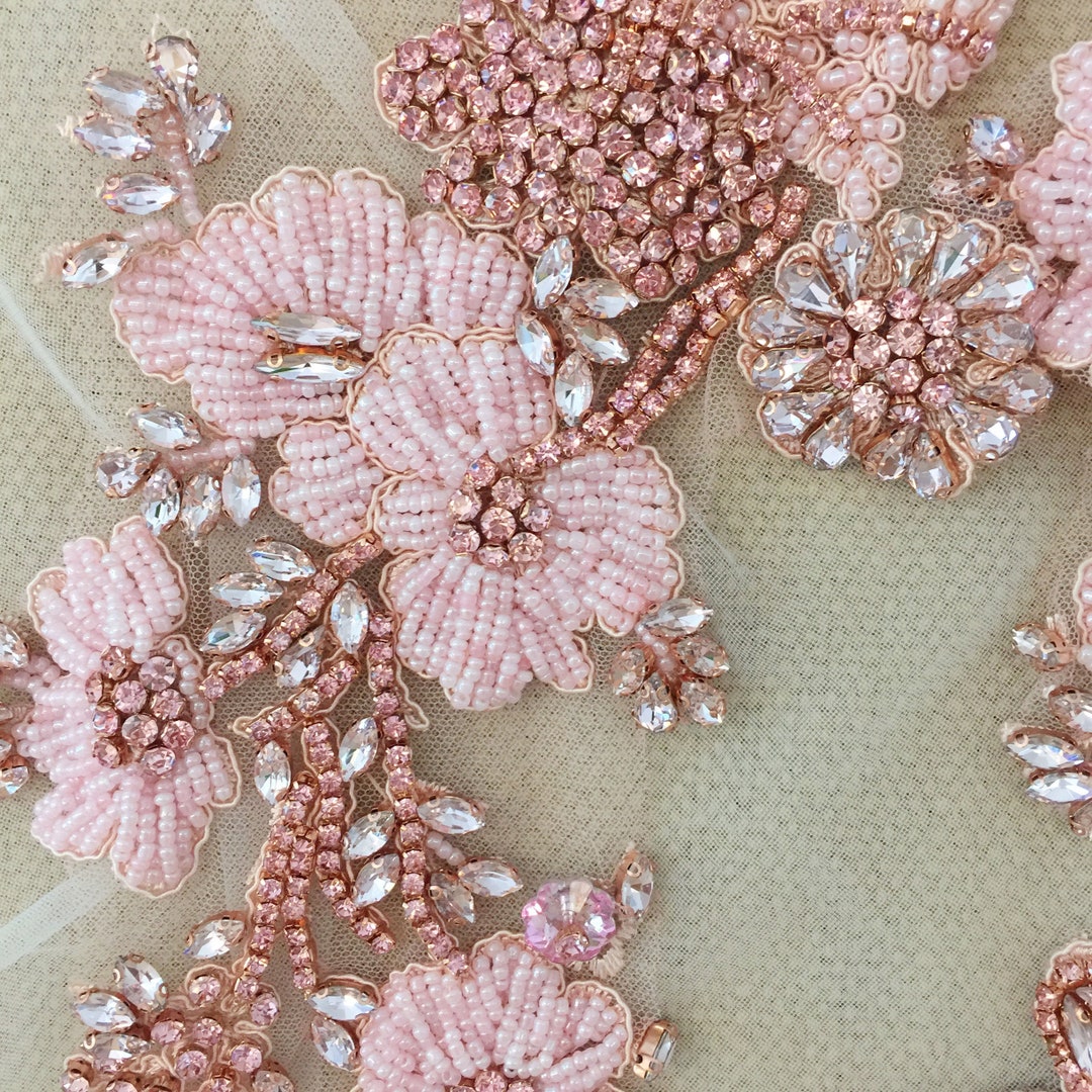 Yhsheen 2 Yards Rhinestone Trim Diamond Crystal Rhinestone Chain Sparkly Rhinestone Applique For Wedding Party Decoration & Bridal Costume