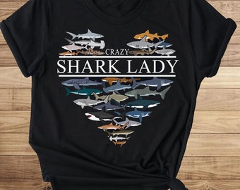 TIIMG Shark Lover Gift Crazy Shark Lady Shark Girl Jewelry Shark Pendant Gift for Girl Women Shark Week Gift