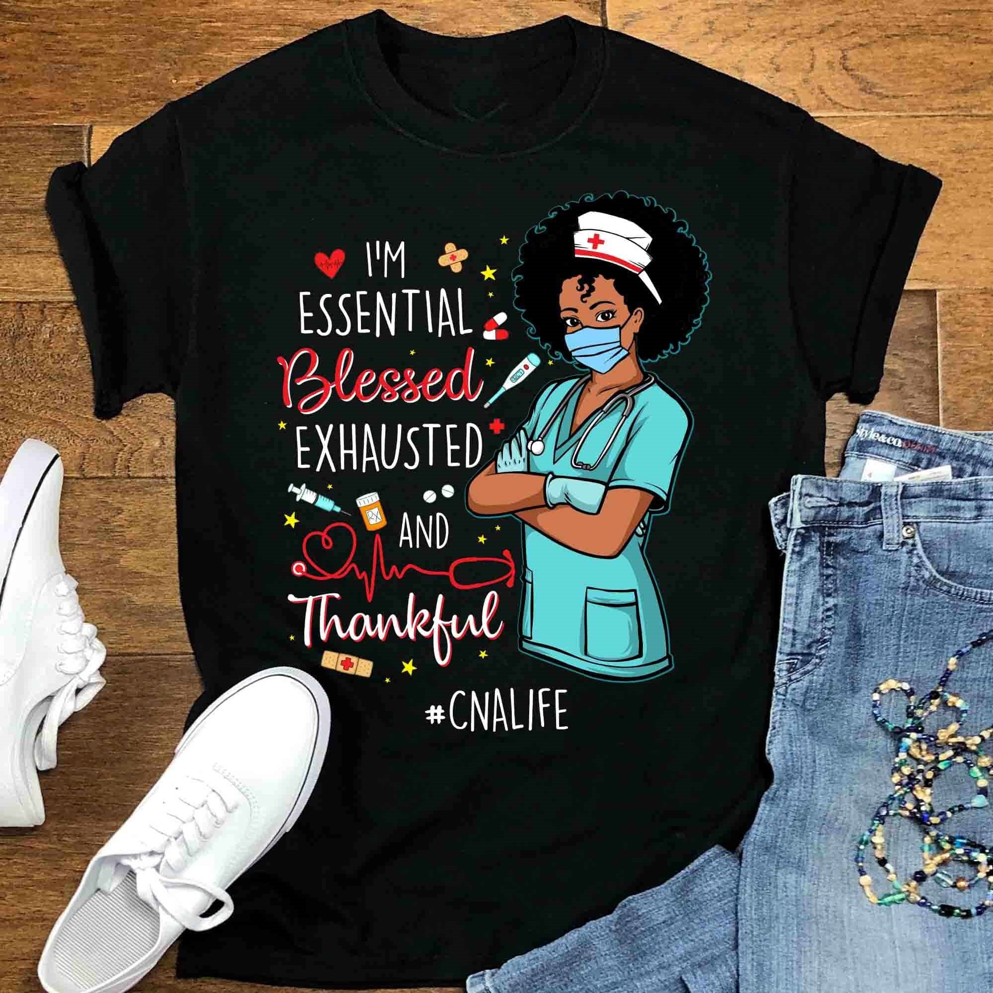 Ich bin essentiell erschöpft und dankbar CNA Life Etsy