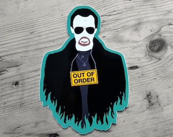 The Bitter End Vinyl Sticker - The Worlds End, Cornetto Trilogy, Simon Pegg, Nick Frost, Edgar Wright - Die Cut Gloss Vinyl Sticker