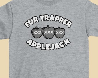 Fur Trapper Applejack T-shirt - Hundreds of Beavers, Slapstick, Film, Movie, Apple Cider, Applejack
