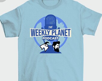 The Weekly Planet Podcast T-shirt - Mr Sunday Movies, Nick Mason, Planet Broadcasting, Weekly Planet Pod, Grab Dat Gem