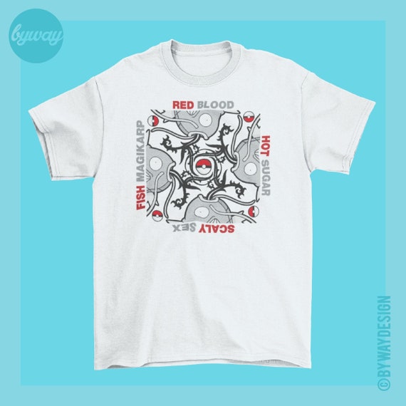 Blood Sugar Sex Magikarp White T-shirt - Pokemon / Red Hot Chili
