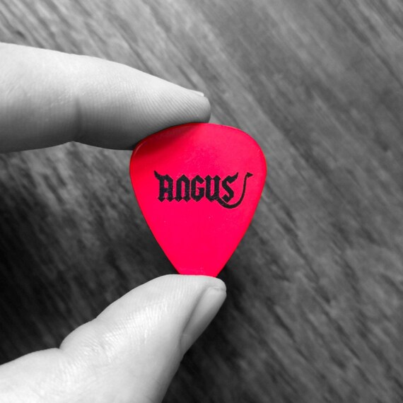 Angus Young Acdc Plectrum Devil Logo Guitar Plectrum Etsy