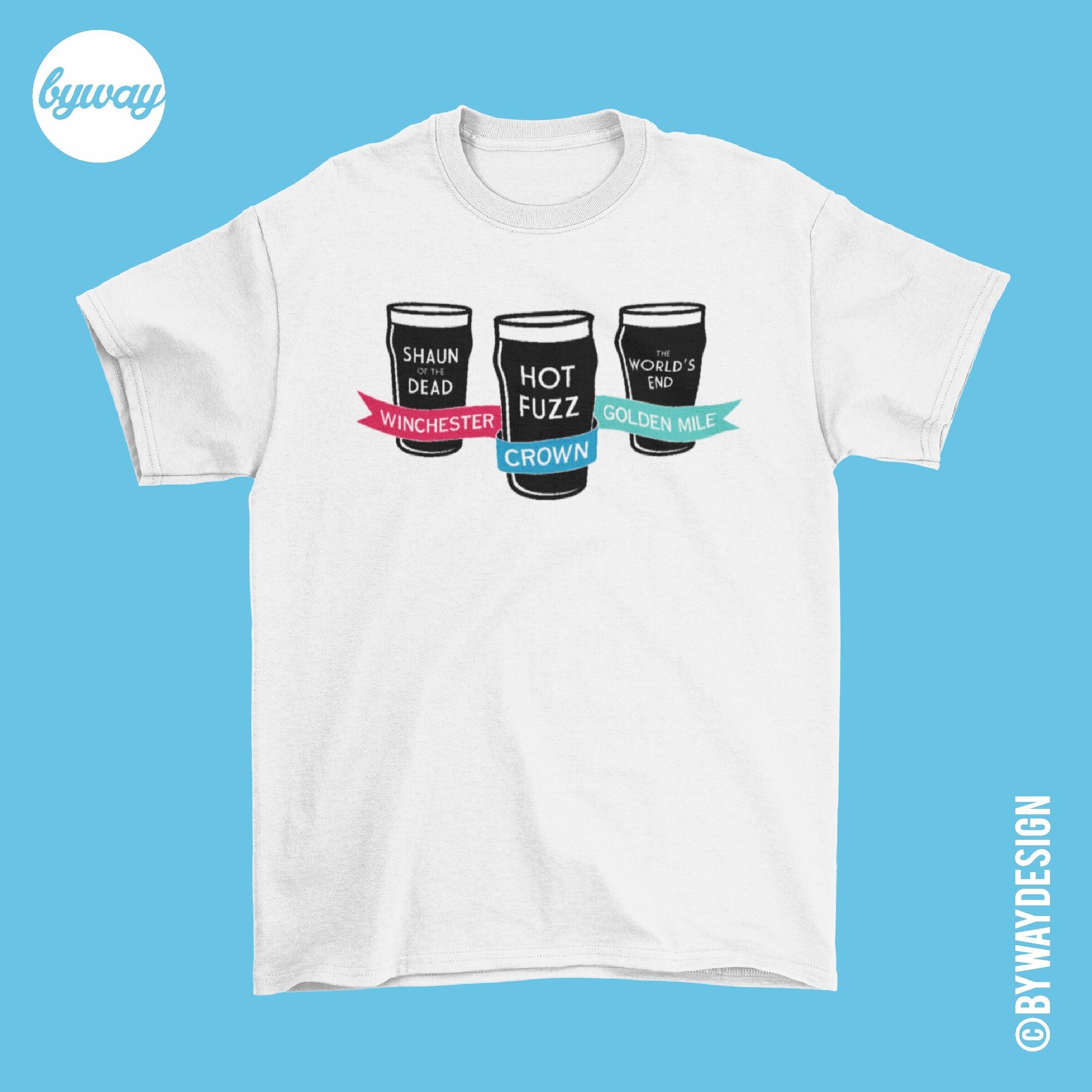 Cornetto Trilogy Pubs Colour T-shirt Shaun of the Dead Hot - Etsy UK