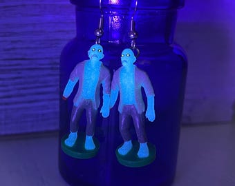 Zombie with Missing Hand Earrings ~ Weird Earrings