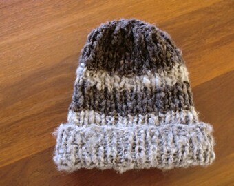 baby soft wool bonet hat in beautiful grey colour best photo prop #17 Newborn