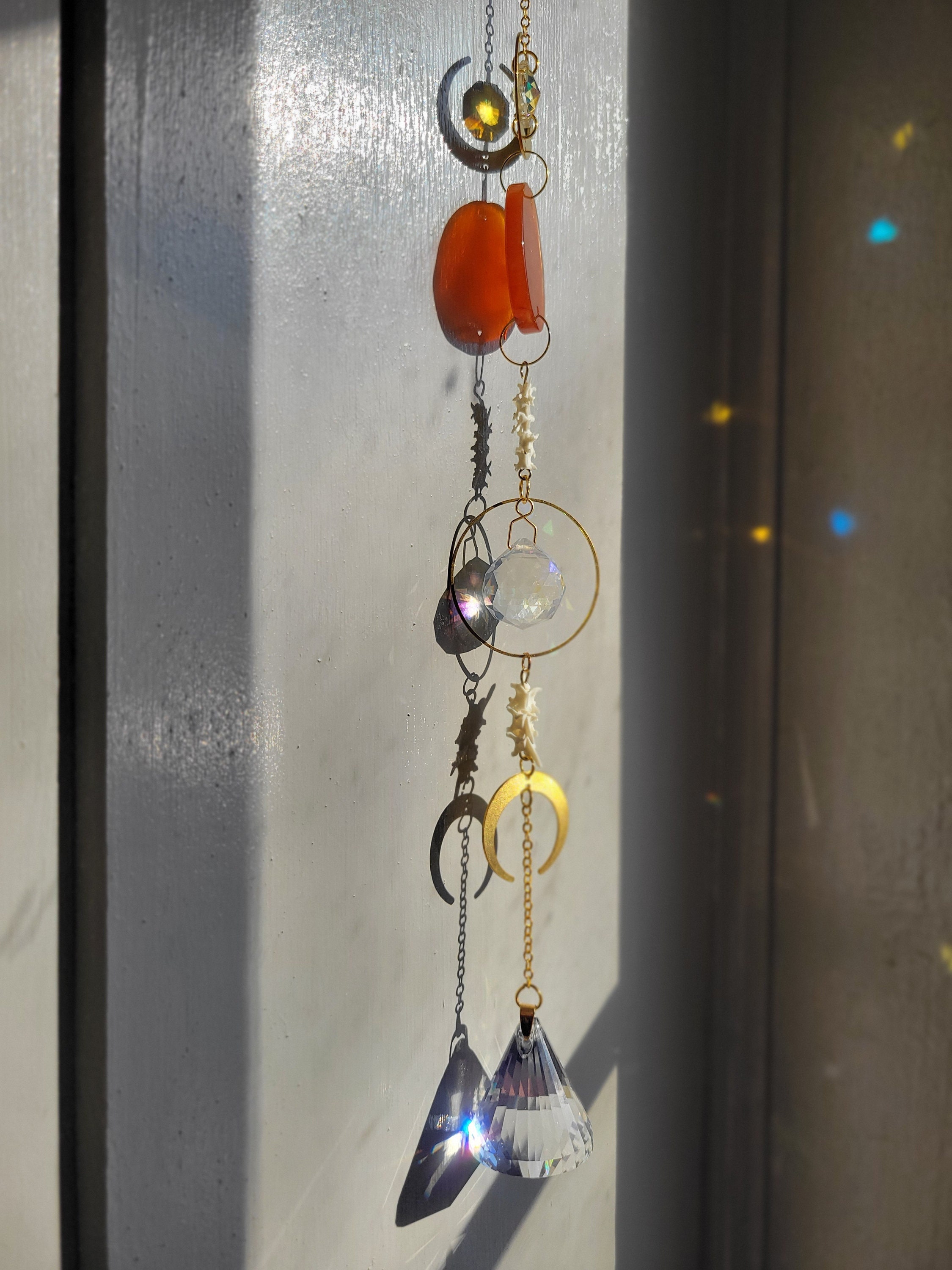 Rattlesnakes at Sunrise, suncatcher