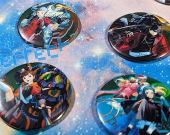 Persona 3 Pin Buttons 2.25&quot;