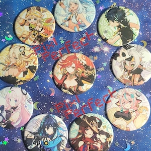 Genshin Natlan Pin Buttons 2.25"