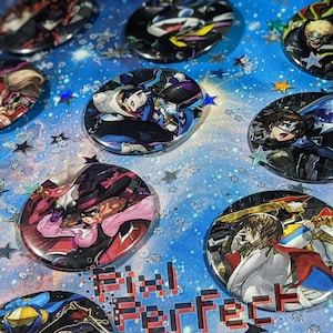 Persona 5 Pin Buttons 2.25"