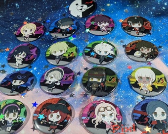 Danganronpa V3 Pin Buttons 2.25"