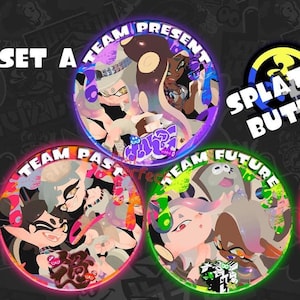 スプラトゥーン3 グランドフェスティバル ピンボタン 2.25インチ