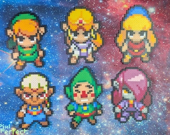 Legend of Zelda Cadence of Hyrule Perler Bead Sprites
