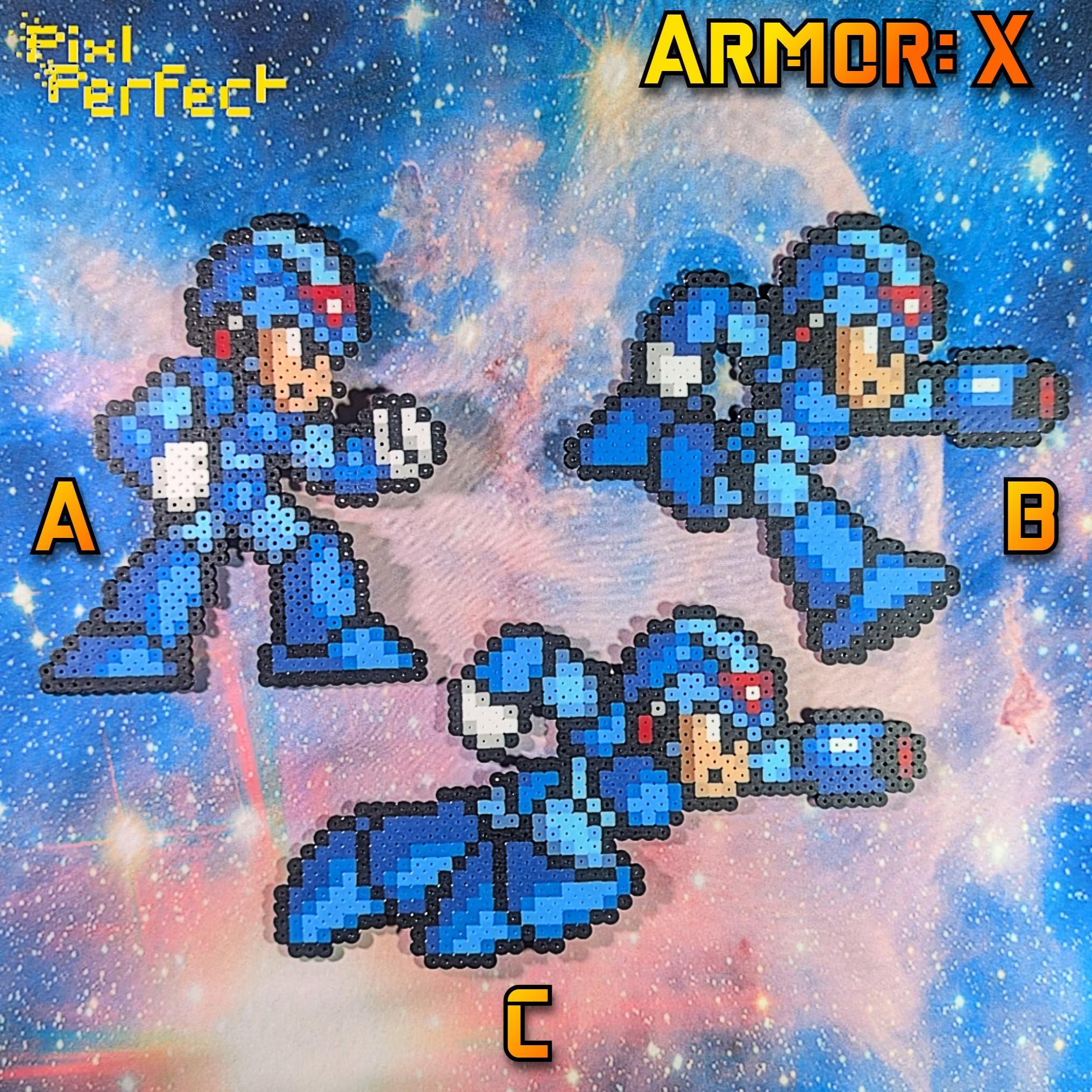 Mega Man X Perler Bead Sprites - Etsy