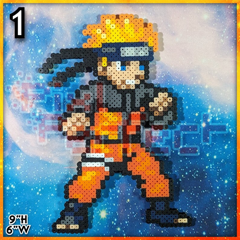 Ninja Anime Perler Sprites - Etsy