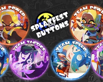 Splatoon 3 Grand Festival ピンバッジセット Splatoon 3 Grand Festival Pin Buttons 2.25