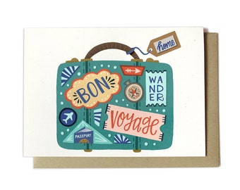 Safe travels card | Etsy