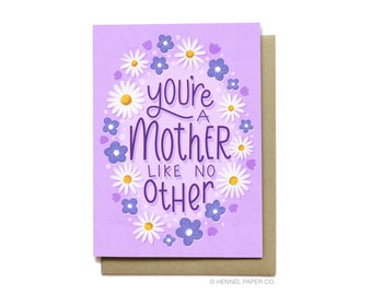 Funny Mothers Day Card - Mom Birthday Card - Mother Like No Other - Hennel Paper Co. - MD40