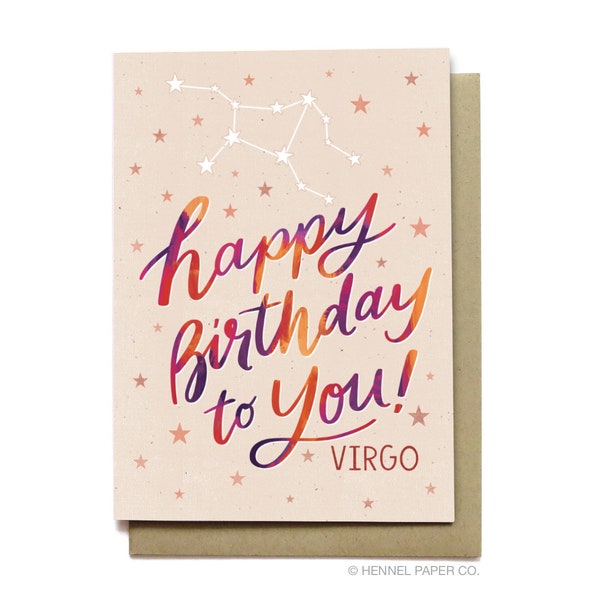 Virgo Happy Birthday - Etsy