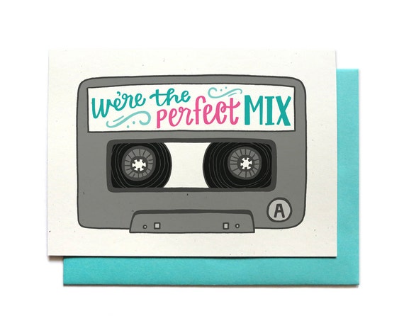 Anniversary Mix Tape | Greeting Card Anniversary Mix Tape | Greeting Card
