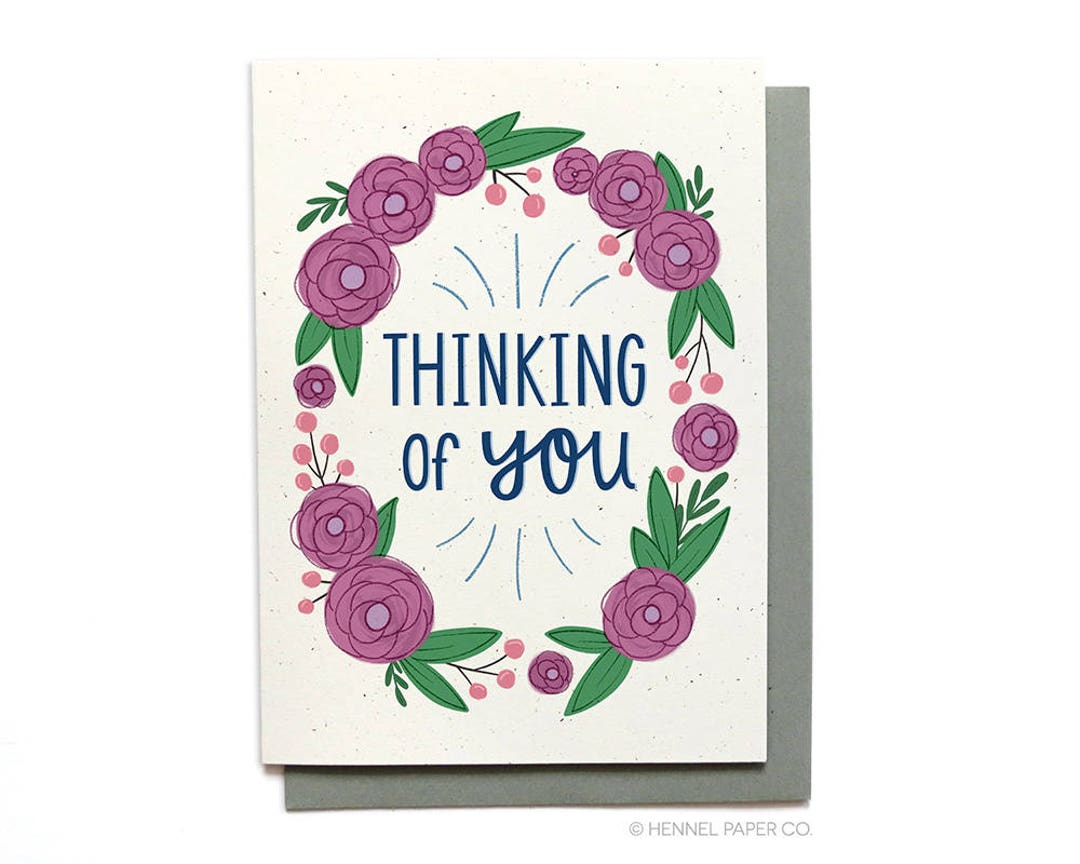 Thinking of You Bereavement Card Condolence Card Grief Card Mourning