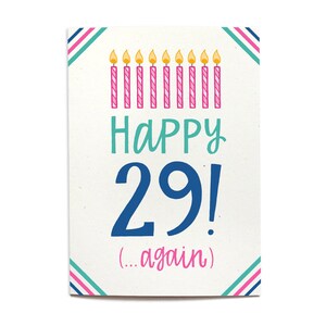 Funny Birthday Card 30th Birthday Card 29th Birthday Card - Etsy