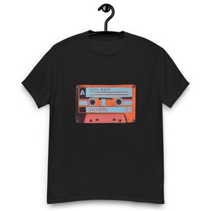 Cassette tape shirt, shirt for musician, gift for music lover, 80s t-shirt, 80s gift, music tshirt, tshirt for musician, pop, 80s tshirt