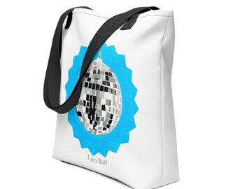 Disco ball tote bag,disco ball bag,disco ball tote,disco tote bag,disco bag,disco tote,disco ball gift,disco gift,mirror ball gift,disco