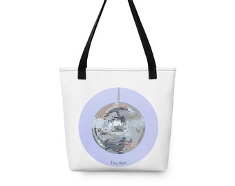 Disco ball tote bag,disco ball bag,disco ball tote,disco tote bag,disco bag,disco tote,disco ball gift,disco gift,mirror ball gift,disco