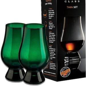 The Green Glencairn Twin Pack Scotch Whisky Tasting and Nosing Glasses