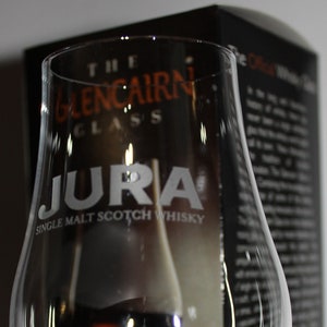 Jura Distillery Logo Official Glencairn Single Malt Scotch Whisky Tasting Glass