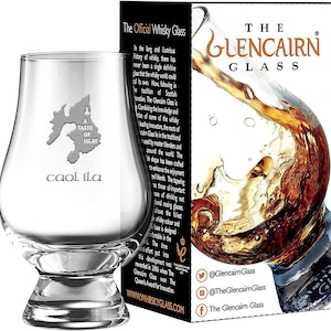 Caol Ila &quot;A Taste of Islay&quot;  Scotch Malt Whisky Official Glencairn Tasting Glass