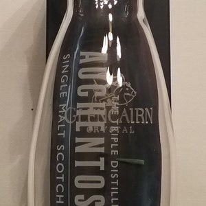 Auchentoshan Distillery Logo Single Malt Scotch Whisky Glencairn Water Carafe
