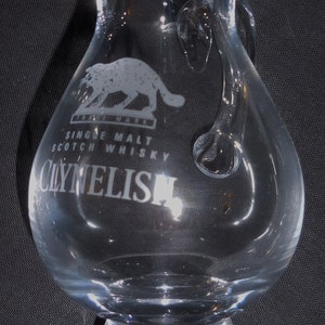 Clynelish Logo Single Malt Scotch Whisky Glencairn Iona Water / Pub Jug