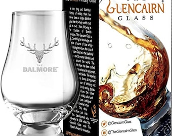 Copa de degustación oficial de whisky escocés de pura malta Glencairn de Dalmore